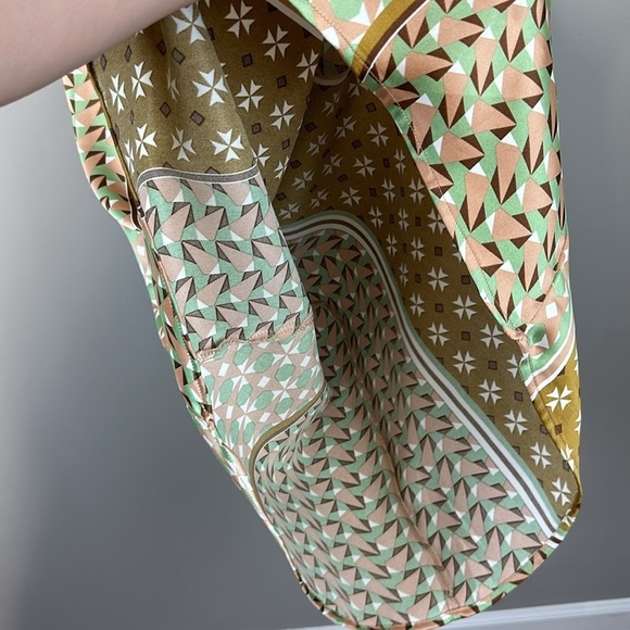 House of Harlow 1960 Geometric Print Midi Dress Size M - Picture 5 of 16